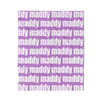 PERSONALIZED NAME BLANKET - BOLD FONT - TROPICAL LILAC