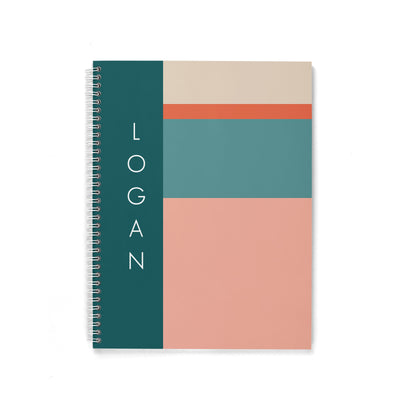UPTOWN PERSONALIZED SPIRAL NOTEBOOK