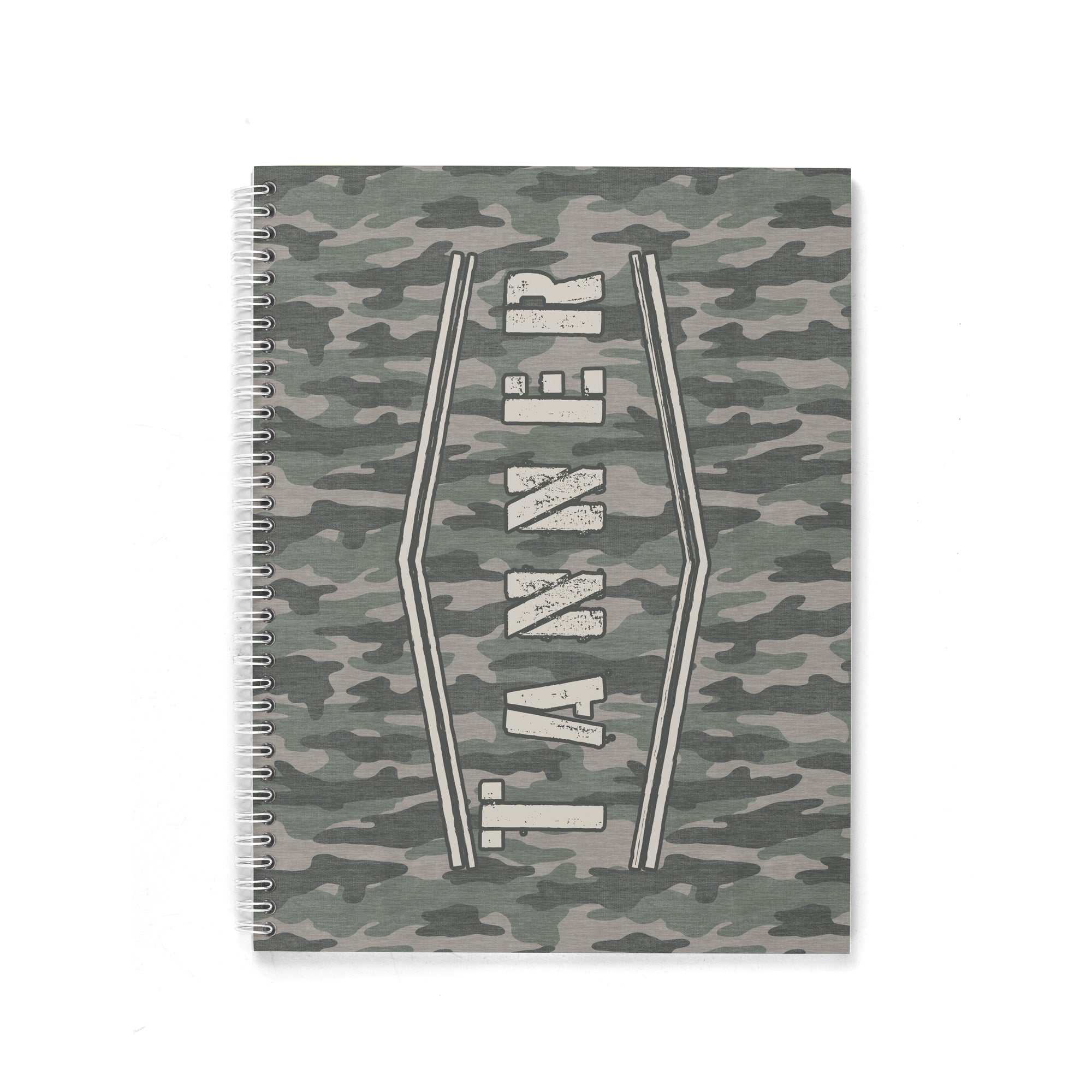 CAMO PERSONALIZED SPIRAL NOTEBOOK