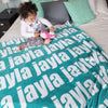PERSONALIZED NAME BLANKET - BOLD (ALL COLOR OPTIONS)