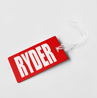SOLID BOLD PERSONALIZED BAG / LUGGAGE TAG