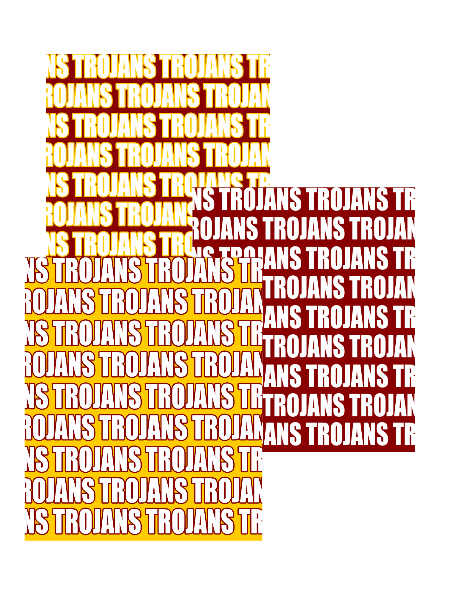 Trojans Mascot Blanket