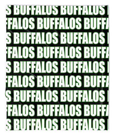 Buffalos Mascot Blanket