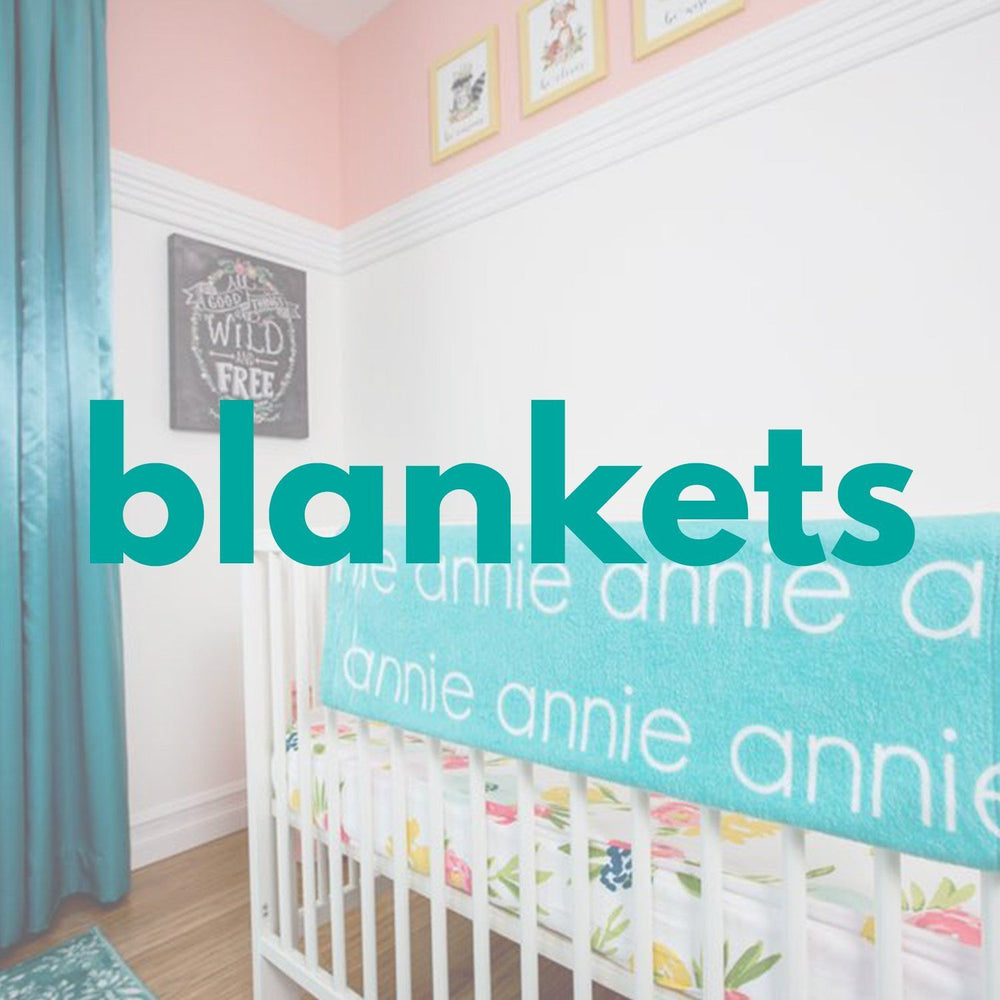 Highway 3. Personalized Modern Name Blankets & Pillows. Fun & Modern