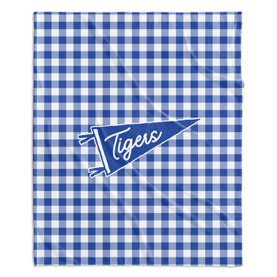 GAME DAY - CUSTOM GINGHAM PENNANT BLANKET