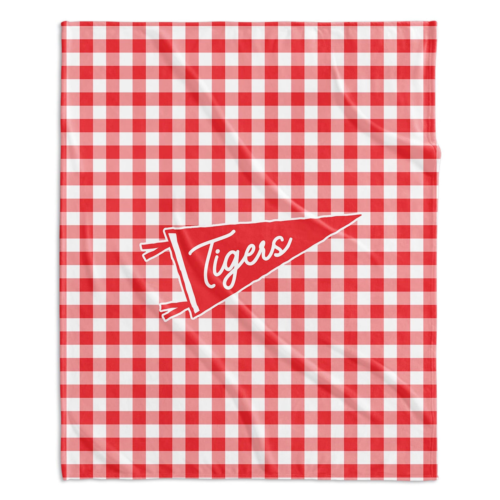 GAME DAY - CUSTOM GINGHAM PENNANT BLANKET