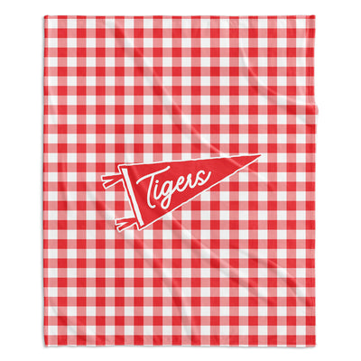 GAME DAY - CUSTOM GINGHAM PENNANT BLANKET