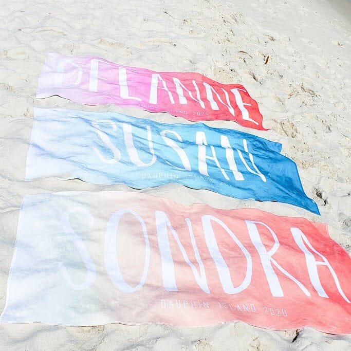 OMBRE PERSONALIZED PREMIUM TOWEL
