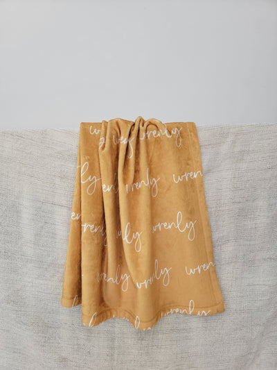 PERSONALIZED NAME BLANKET - SCRIPT HONEY