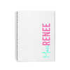 FONT DUO PERSONALIZED SPIRAL NOTEBOOK