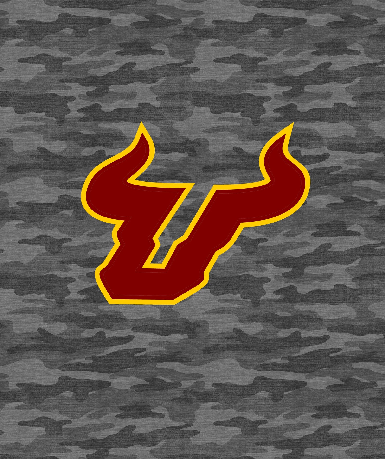 Grey Camo - Logo/Mascot