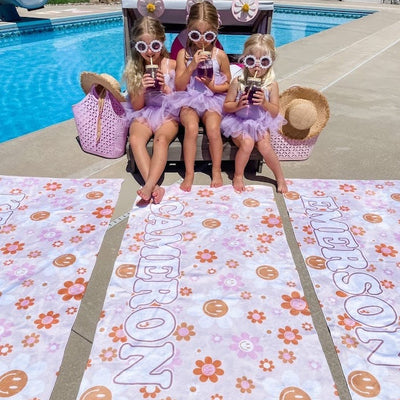 HAPPY DAISY PERSONALIZED PREMIUM TOWEL