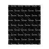 PERSONALIZED NAME BLANKET - SCRIPT - BLACK