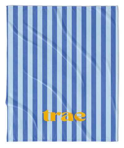 CABANA STRIPE PERSONALIZED BLANKET