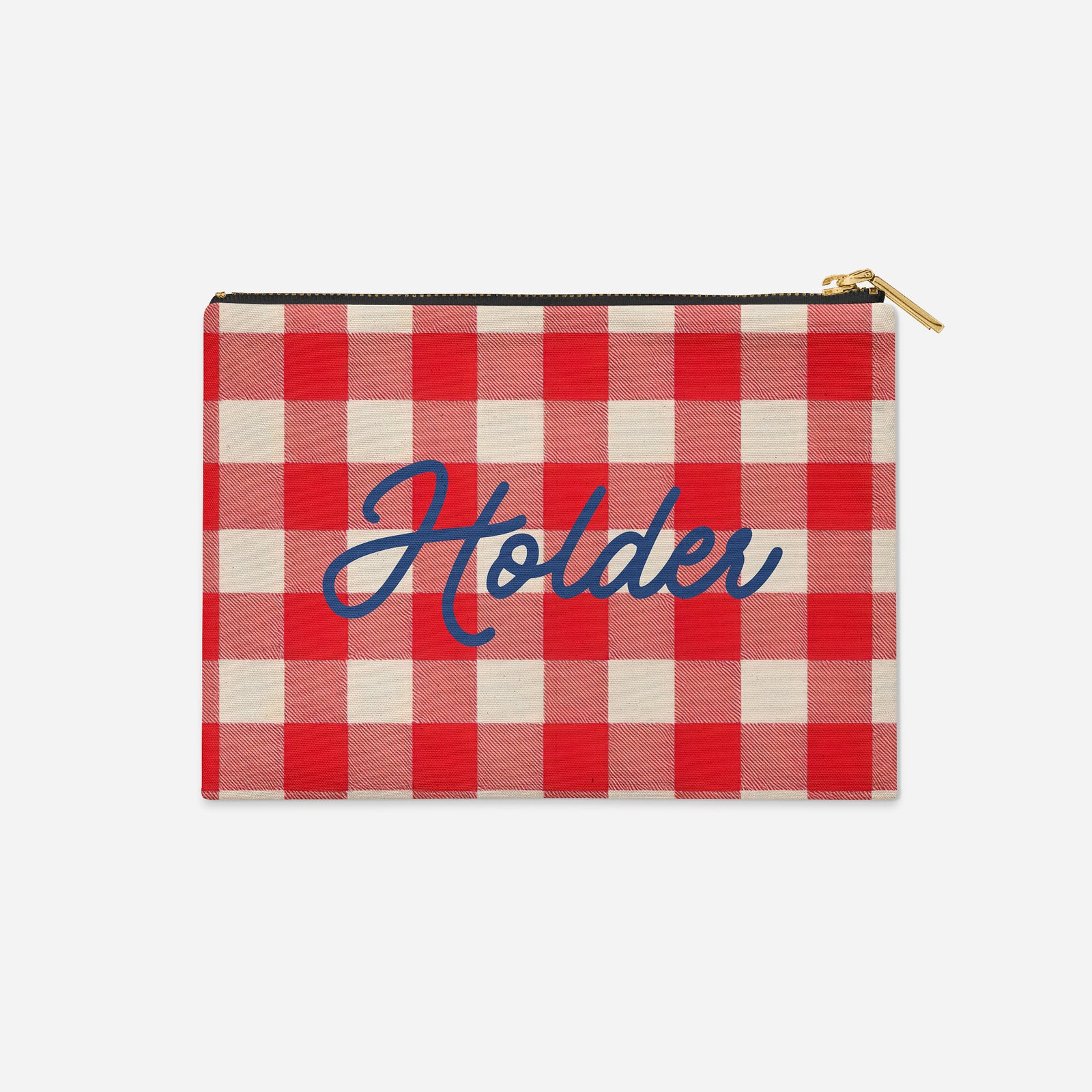 PERSONALIZED ACCESSORY BAG FLAT – CHECKER PATRIOTIC
