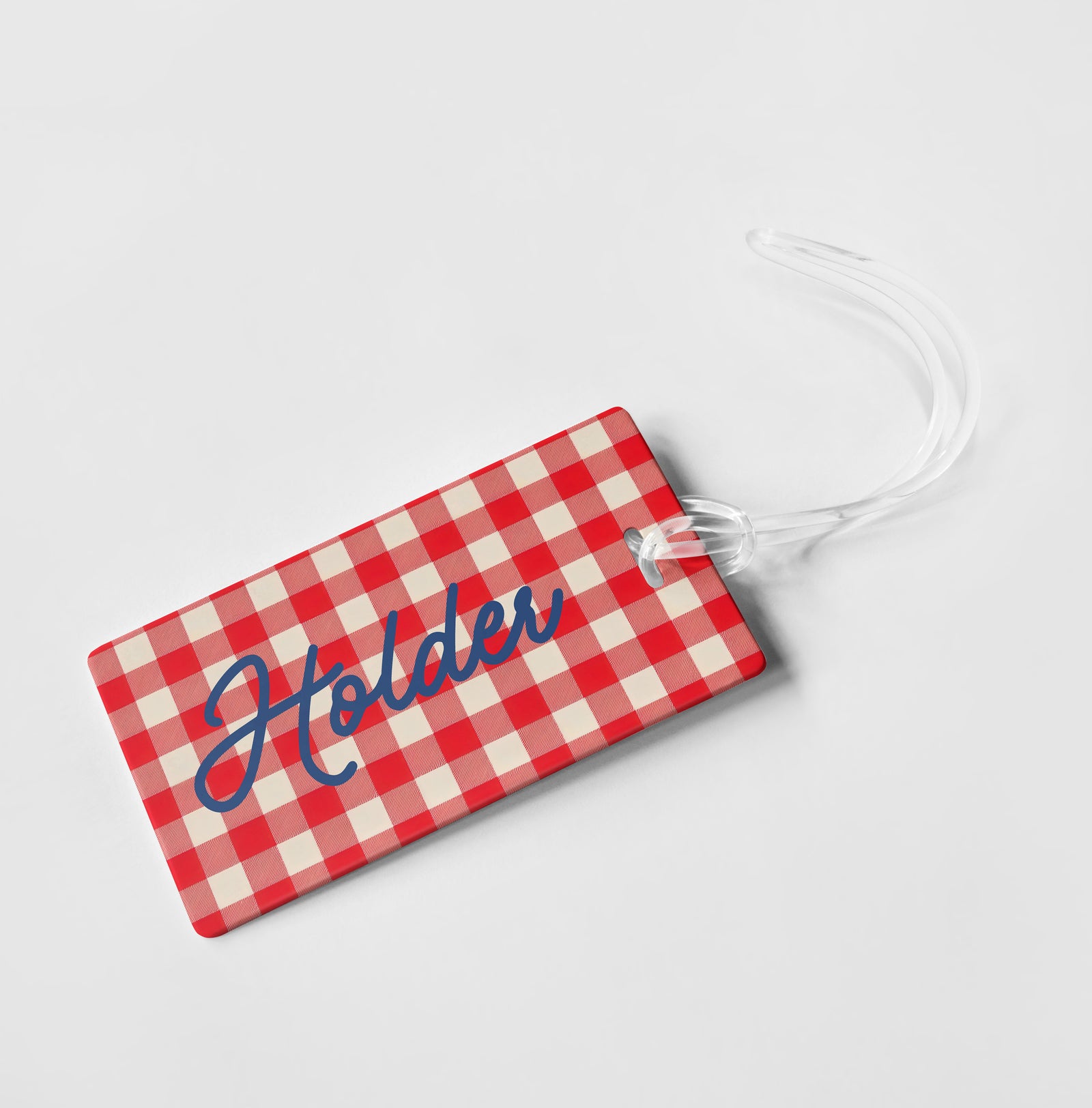 CHECKER PATRIOTIC PERSONALIZED BAG / LUGGAGE TAG