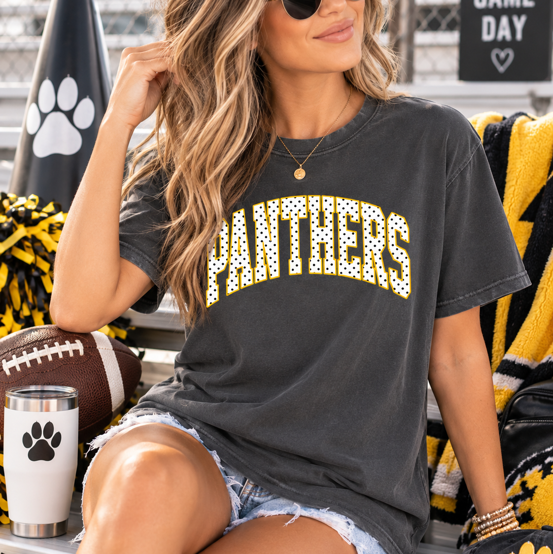 GAME DAY - MASCOT POLKA DOT TEE
