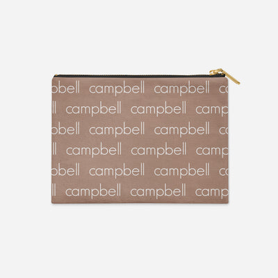 PERSONALIZED ACCESSORY BAG FLAT – LIGHT (COZY CAFE COLLECTION)