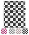 MODERN CHECKERED NAME PERSONALIZED BLANKET