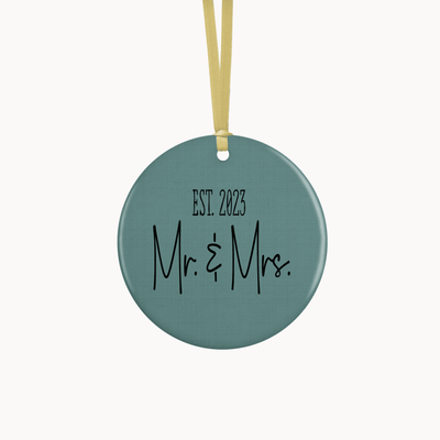 Mr. & Mrs. First Christmas Ornament