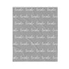 PERSONALIZED NAME BLANKET - SCRIPT - LIGHT GRAY