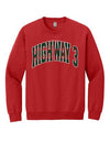 Highway 3 Tartan Plaid - Crewneck Sweatshirt