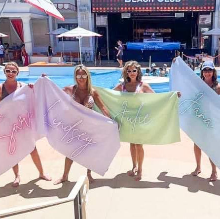 NEON SIGN PERSONALIZED PREMIUM TOWEL