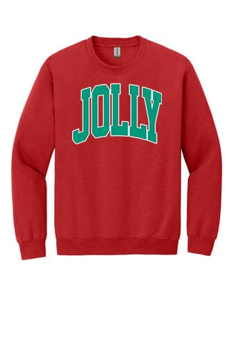 Holiday Graphic Merry & Jolly - Crewneck Sweatshirt