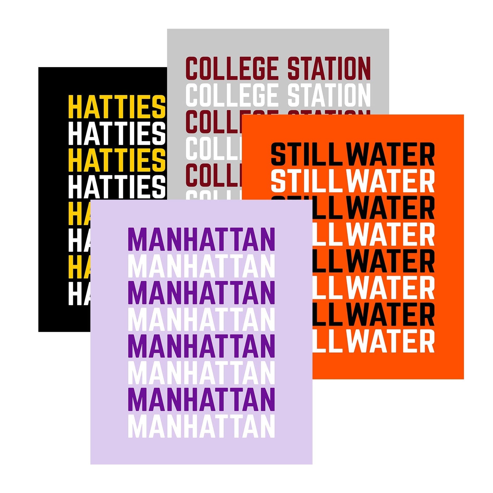 Your City Listed Game Day Blanket