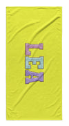 PERSONALIZED PATCHES PREMIUM BEACH TOWEL