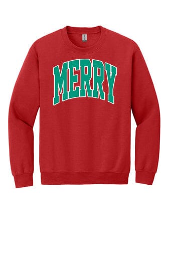 Holiday Graphic Merry & Jolly - Crewneck Sweatshirt