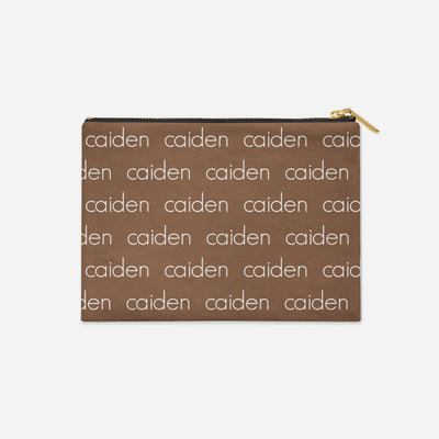 PERSONALIZED ACCESSORY BAG FLAT – LIGHT (COZY CAFE COLLECTION)