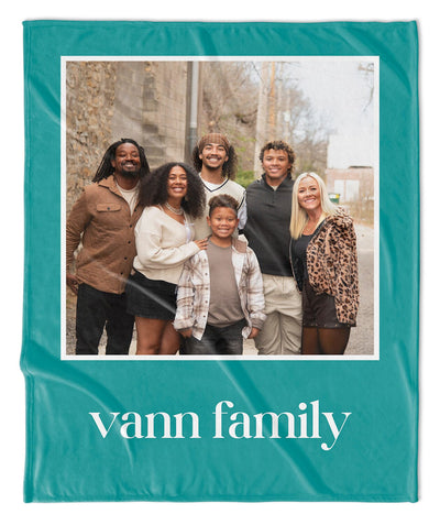 Simple Frame Photo Blanket