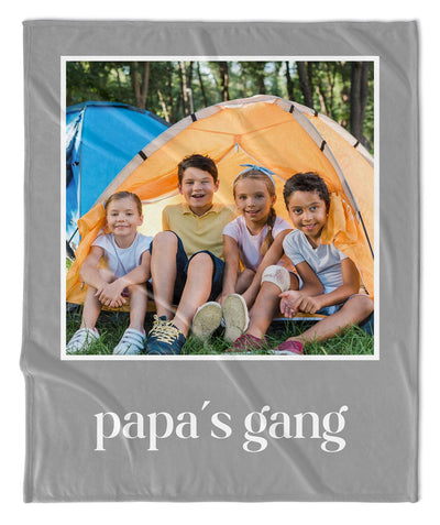 Simple Frame Photo Blanket