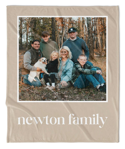 Simple Frame Photo Blanket