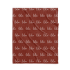 PERSONALIZED NAME BLANKET - SCRIPT BRICK RED