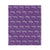 PERSONALIZED NAME BLANKET - SCRIPT - PURPLE