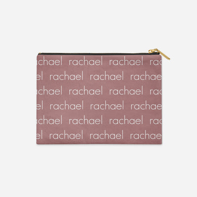 PERSONALIZED ACCESSORY BAG FLAT – LIGHT (COZY CAFE COLLECTION)