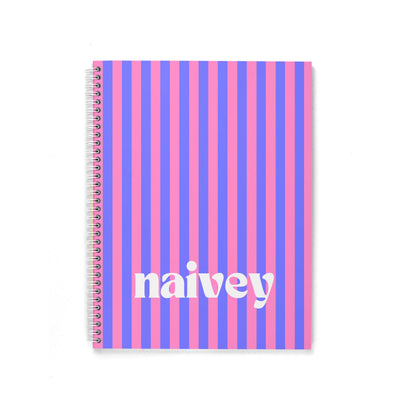 CABANA STRIPES PERSONALIZED SPIRAL NOTEBOOK