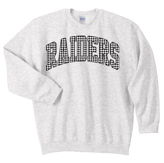 NEW GAME DAY COLLECTION - MASCOT GINGHAM CREWNECK
