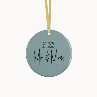 Mr. & Mrs. First Christmas Ornament