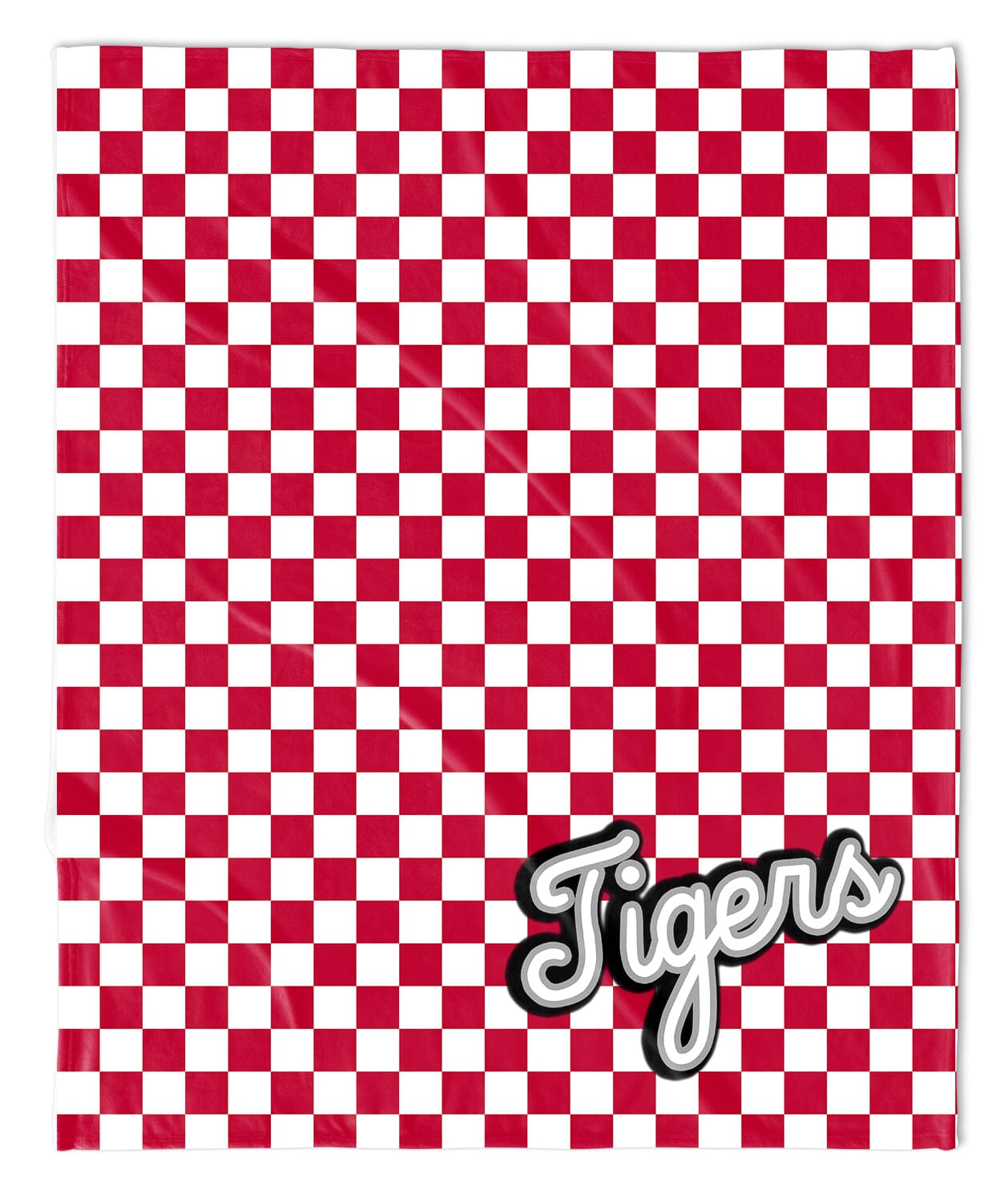 Checkered Mascot Blanket