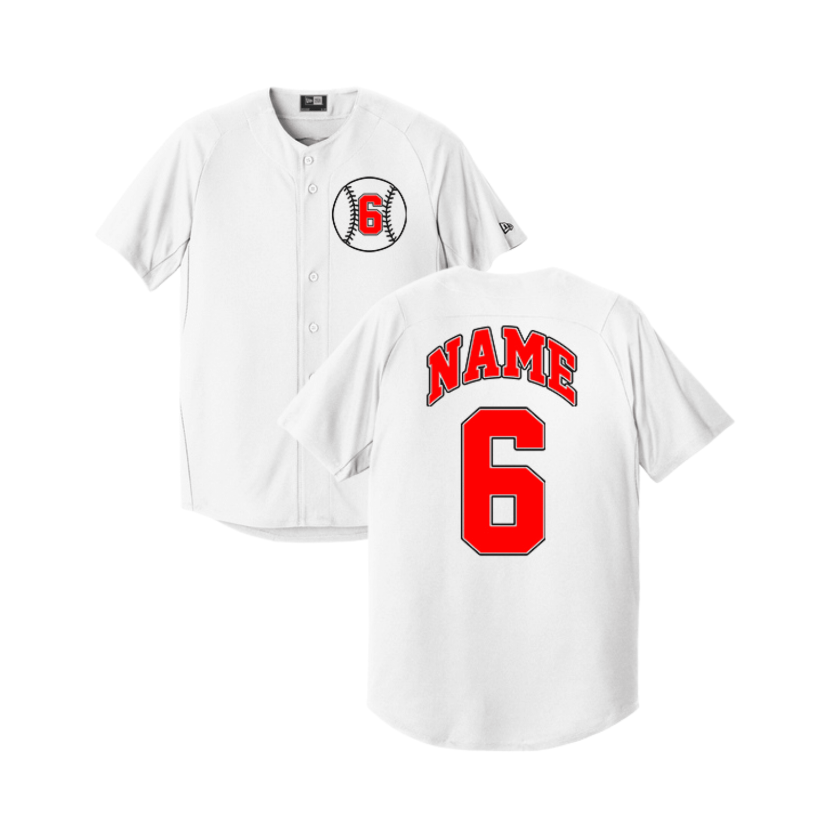 Custom Baseball - Softball Fan Jersey