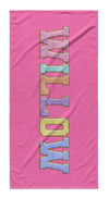 PERSONALIZED PATCHES PREMIUM BEACH TOWEL