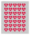 Custom Team Hearts Blanket