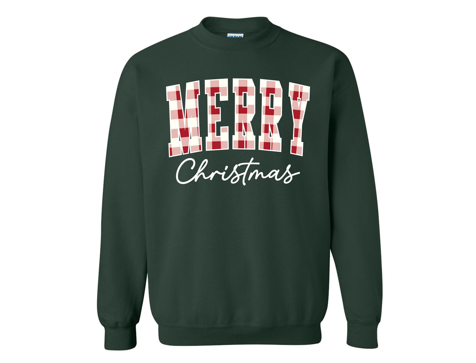 Merry Christmas Graphic Crewneck Sweatshirt