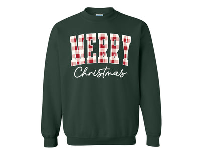 Merry Christmas Graphic Crewneck Sweatshirt
