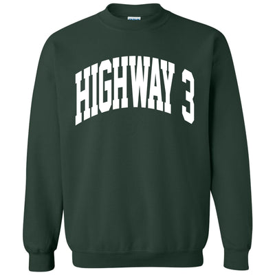 Highway 3 Logo Fall Crewneck Sweatshirt