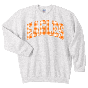 NEW GAME DAY COLLECTION - MASCOT GINGHAM CREWNECK