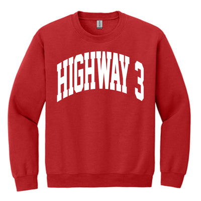Highway 3 Logo Fall Crewneck Sweatshirt